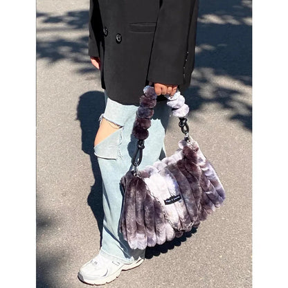 Tie-Dye Plush Bag