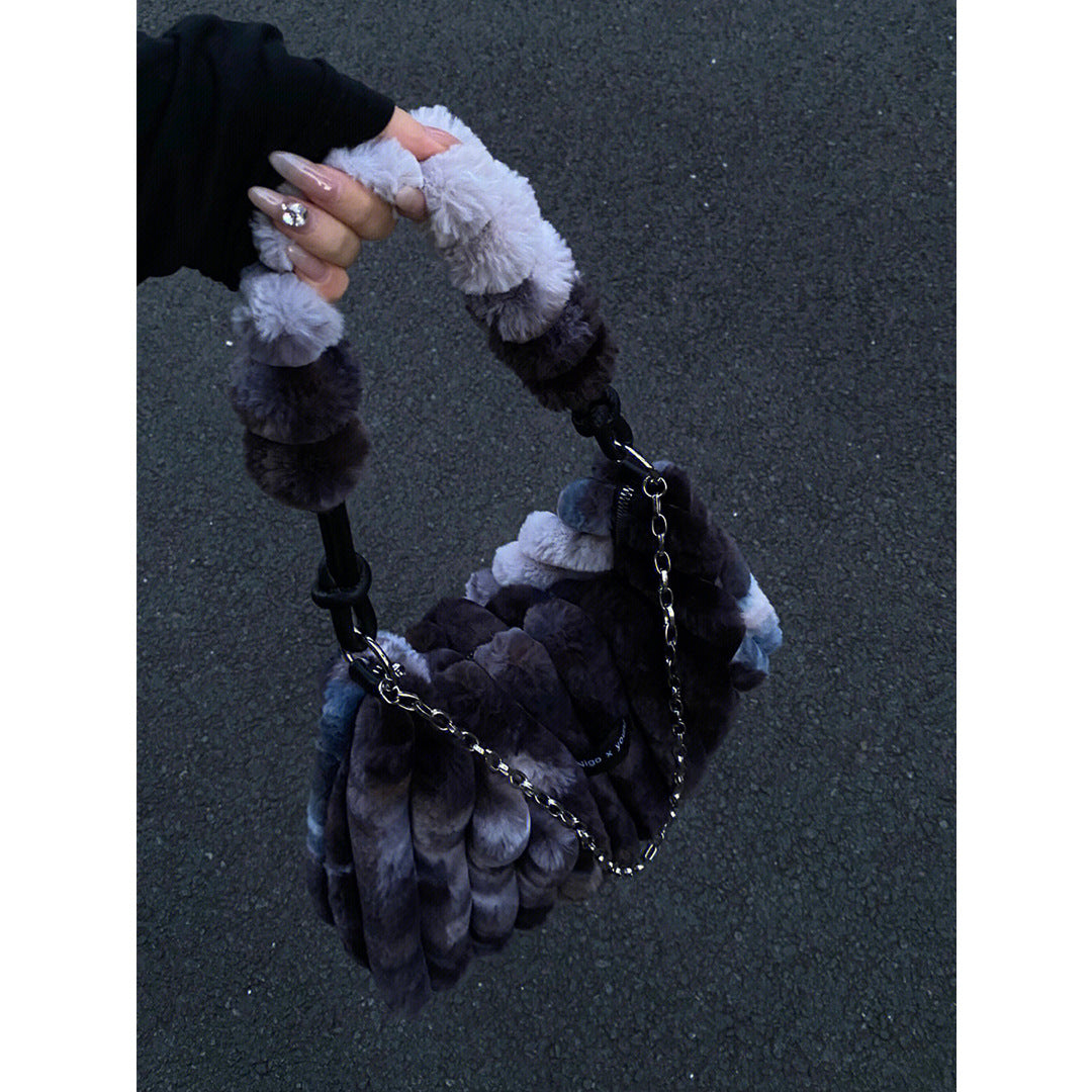 Tie-Dye Plush Bag