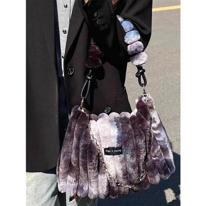 Tie-Dye Plush Bag