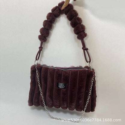 Tie-Dye Plush Bag